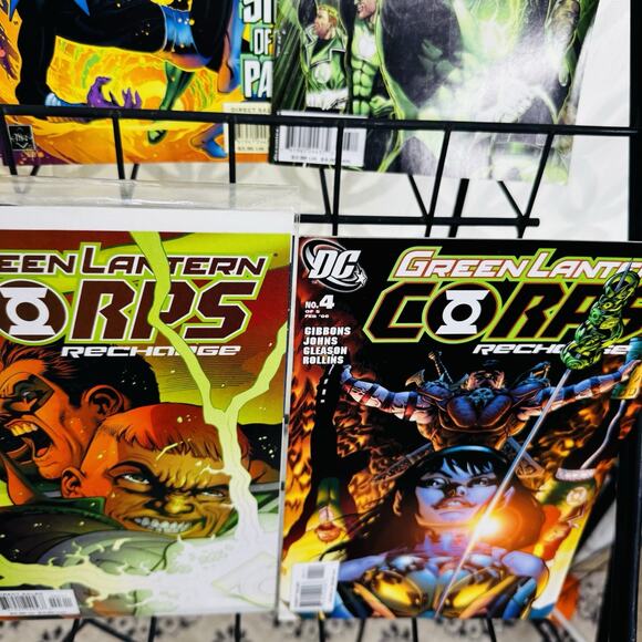 Green Lantern Rebirth 1-6 & GL Corps Recharge 1-4 Lot Geoff Johns - Picture 7 of 7